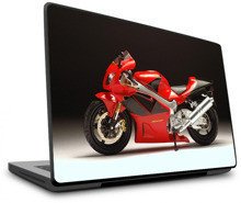 Naklejka na laptopa - Czerwony