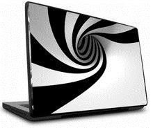 Naklejka na laptopa - Biało-czarne
