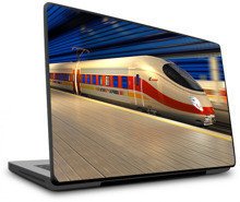 Naklejka na laptopa - Futurystyczny pociąg