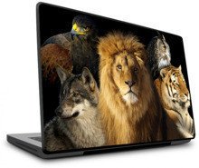 Naklejka na laptopa - Królowie natury