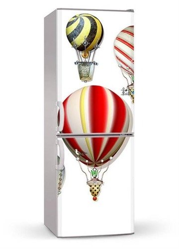 Naklejka lub mata magnetyczna na lodówkę - Majestatyczne balony - 0061