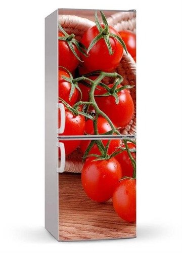 Naklejka lub mata magnetyczna na lodówkę - Pomidorowy koszyk - 00146