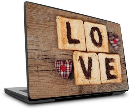 Naklejka na laptopa - Miłość na śniadanie
