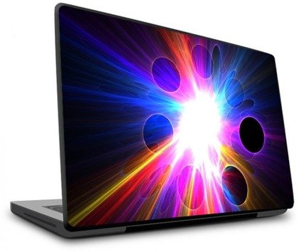 Naklejka na laptopa - Wybuch światła