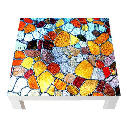 Naklejka na stół - Barwna mozaika
